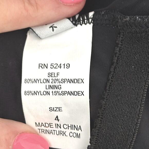 Trina Turk Swimsuit Size 4 One Piece One Shoulder NWT * - Picture 14 of 14